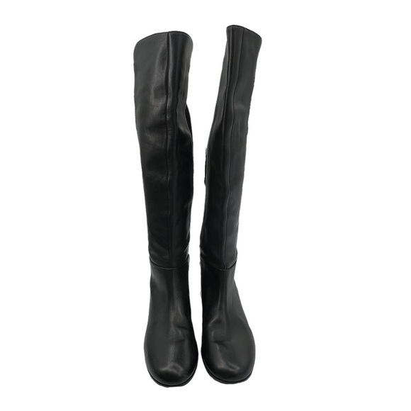 Enzo Angiolini Black Zeric Tall Knee High Stretch Boots Size 6 1/2 Women's - Picture 3 of 11